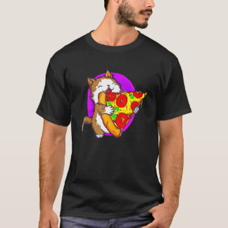 Cat Eating Pizza Cat And Pizza 1 T-Shirt