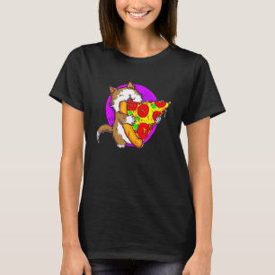 Cat Eating Pizza Cat And Pizza 1 T-Shirt