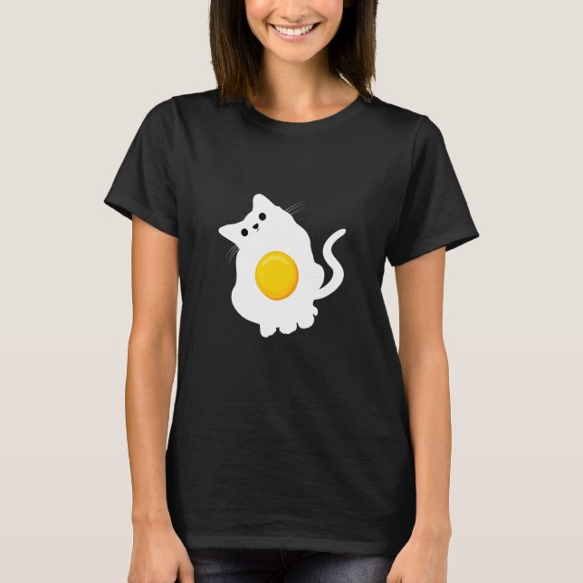 Cat Egg  Cat Omelette  Omelette Costume Omlet T-Shirt (Front)