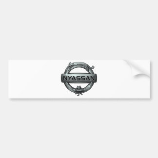 cat emblem 2 bumper sticker