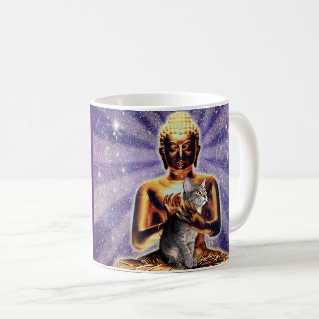 Cat Enlightenment Coffee Mug (Front Right)