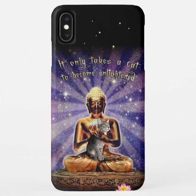 Cat Enlightenment iPhone Case (Back)