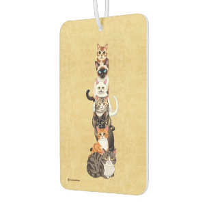 Cat-Er-Pillar Feline Tower Car Air Freshener