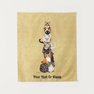 Cat-Er-Pillar Feline Tower Tapestry