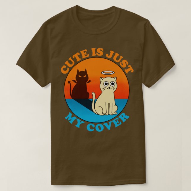 Cat Evil T-Shirt (Design Front)