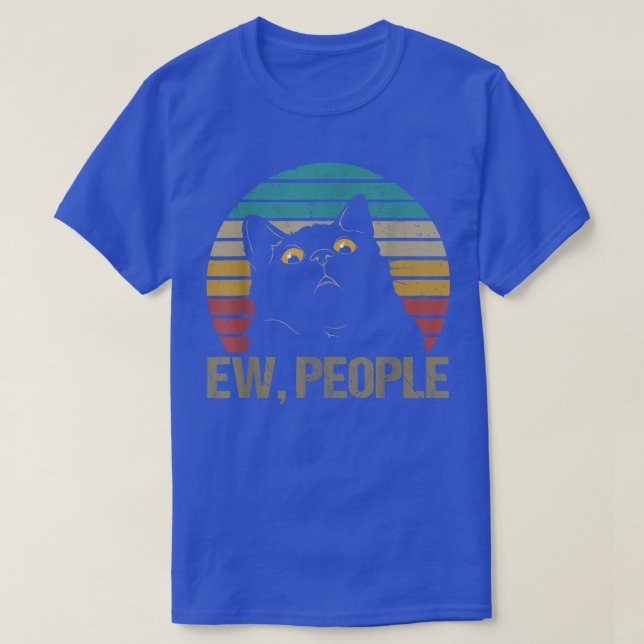 Cat Ew People  T-Shirt (Design Front)