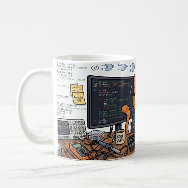 Cat.exe Crash Debugging Mug (Left)
