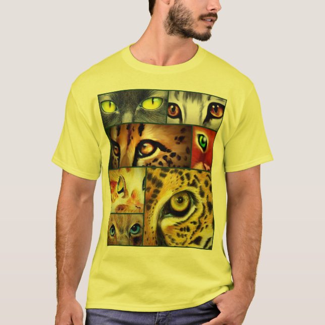 Cat Eye Collage T-Shirt (Front)