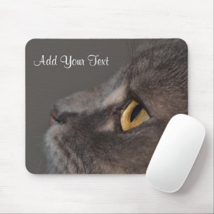 Cat Eye-Macro by Shirley Taylor Mouse Mat