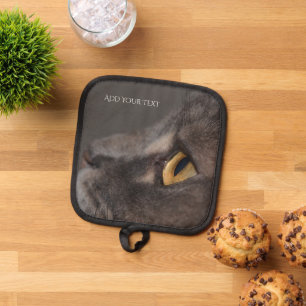 Cat Eye-Macro by Shirley Taylor Pot Holder