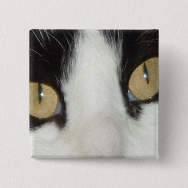 Cat Eyes 15 Cm Square Badge (Front)