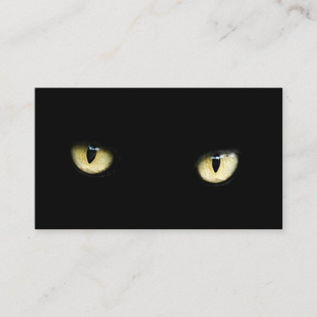 Cat Eyes Business Card (Front)