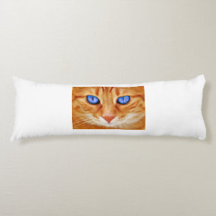 Cat Eyes Cat Eyes Face Tiger mackerel red Lumbar  Body Cushion
