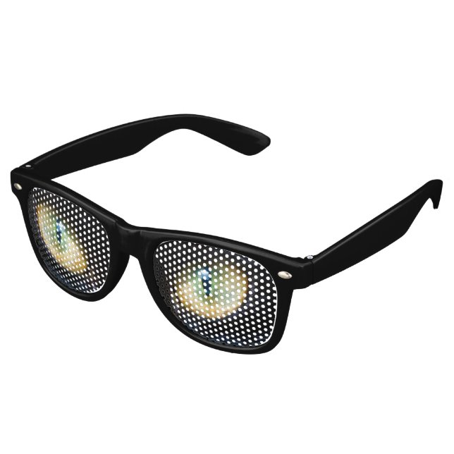Cat Eyes Halloween Party Shades Sunglasses (Angled)