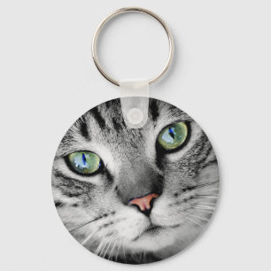 Cat eyes key ring