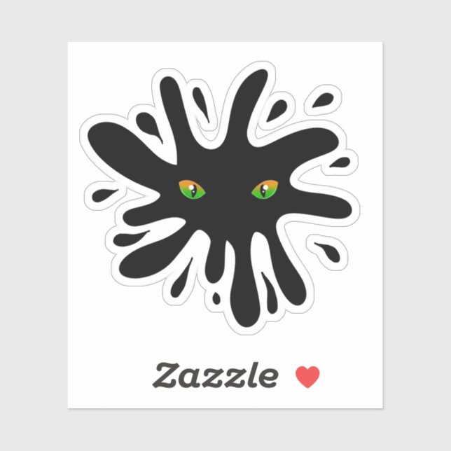 Cat Eyes looking out a Black Blob  (Sheet)