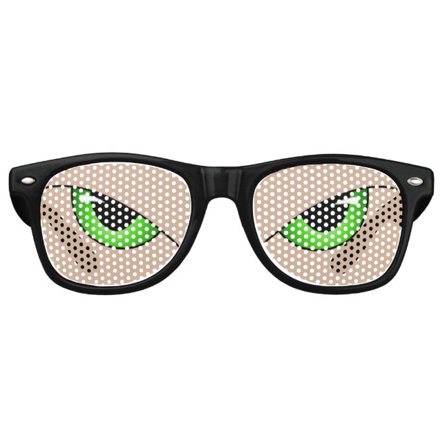 Cat Eyes Retro Sunglasses (Front)