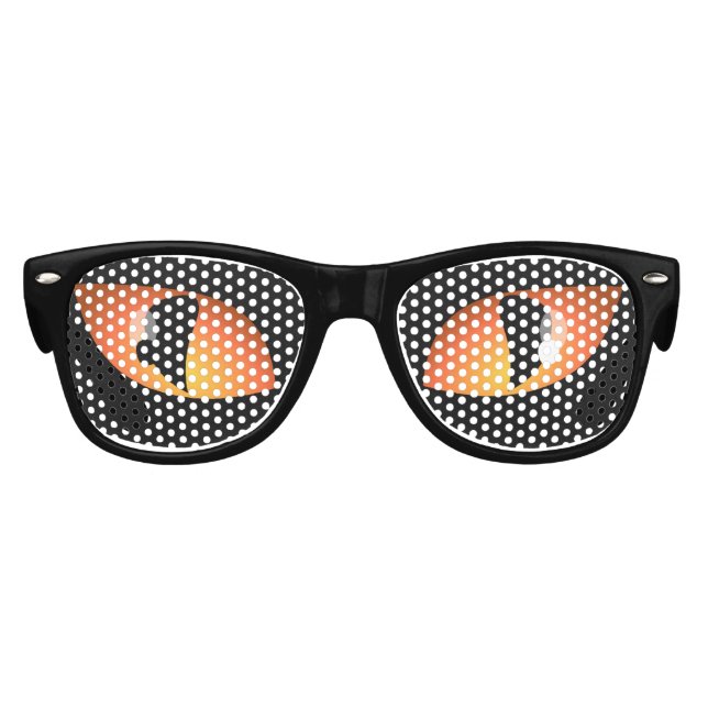 Cat Eyes Sunglasses Fun Cat Costume Gifts (Front)