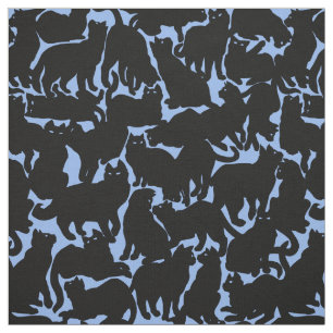 Cat Fabric Cat Lover Art Pattern Fabrics