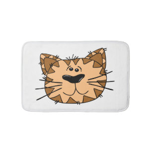 Cat Face Bath Mat