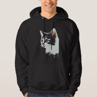 Cat Face  Cat  2 Hoodie