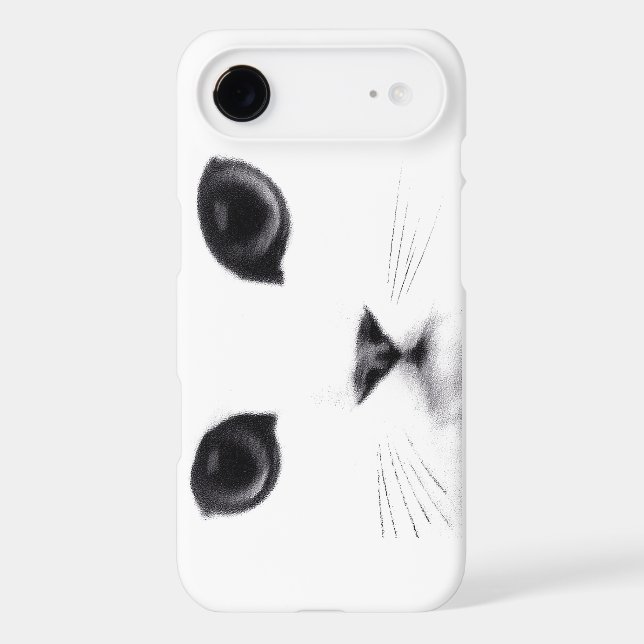 Cat Face Classic Features Case-Mate iPhone Case (Back)