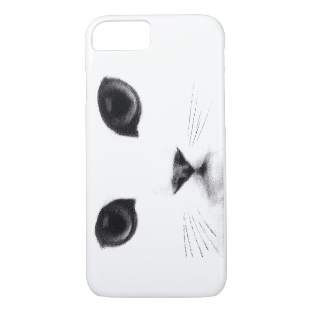 Cat Face Classic Features Case-Mate iPhone Case (Back)
