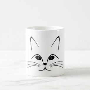 CAT FACE COFFEE MUG