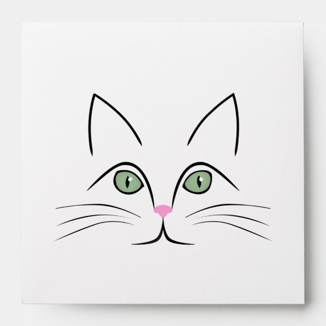 Cat face envelopes (Front)