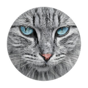 Cat Face Fractal Design-10682 Cutting Board