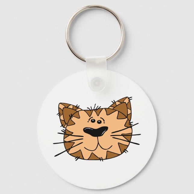 Cat Face Key Ring (Front)