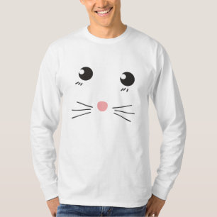 Cat face line drawing T-Shirt