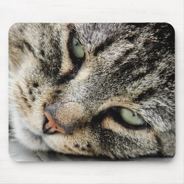 Cat Face Mouse Mat (Front)