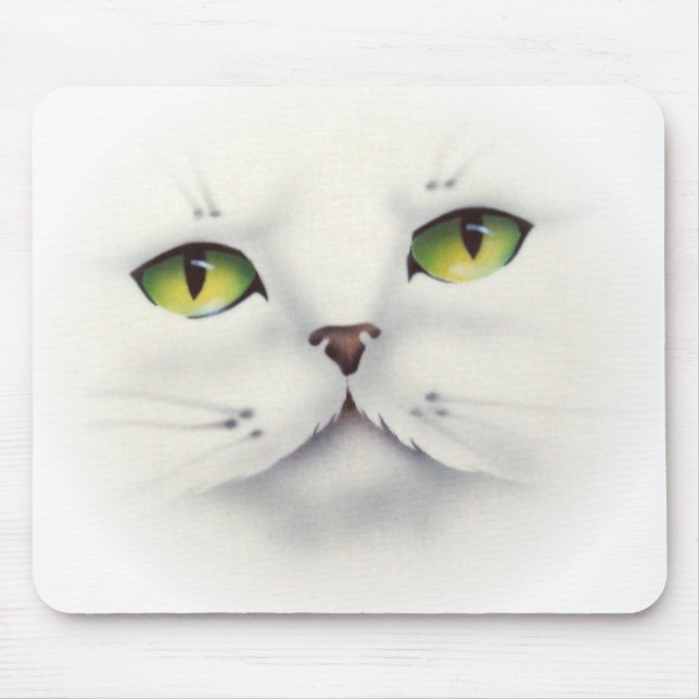 cat face mouse mat (Front)