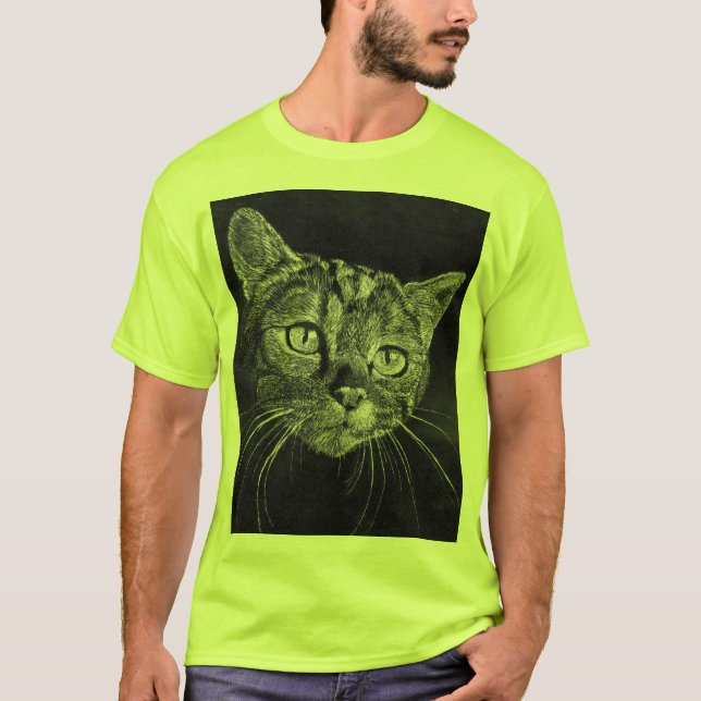 Cat Face my high school drawing T-Shirt (Front)