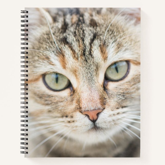 Cat face notebook (Front)