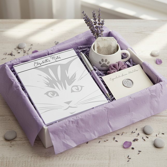 Cat Face personalised Notepad (Creator Uploaded)