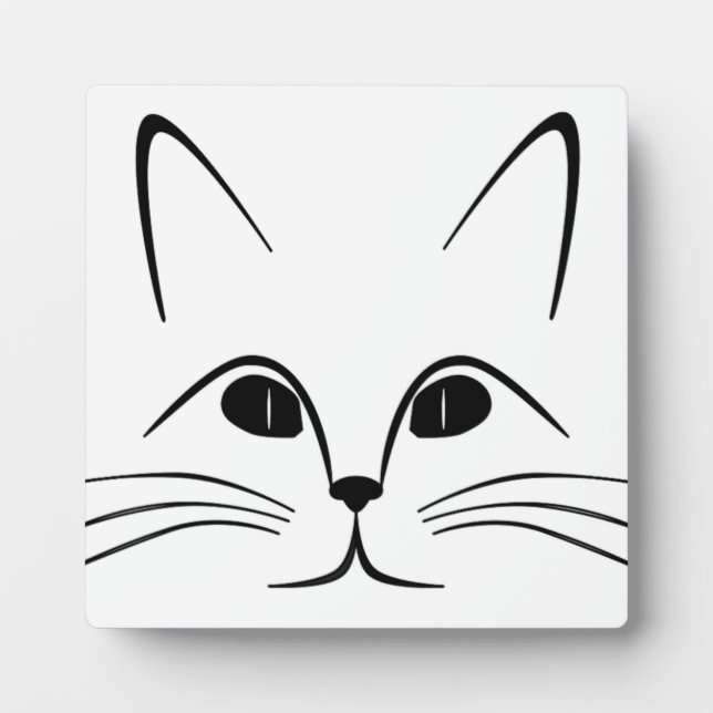 CAT FACE PLAQUE (Front)