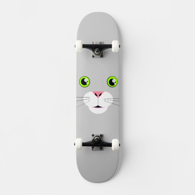 Cat Face Skateboard (Front)