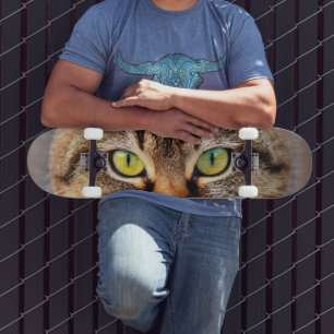 Cat face skateboard