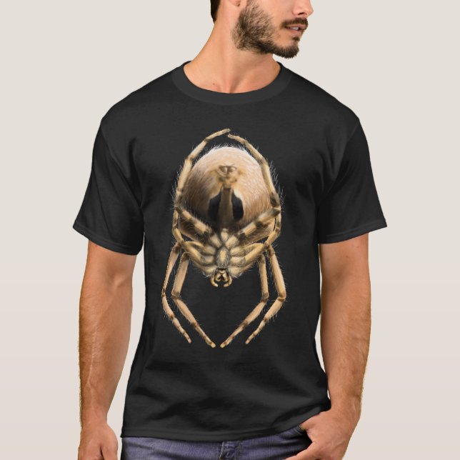 Cat-Faced Orb Weaver Spider T-shirt (Front)