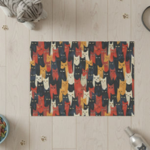 Cat Faces Fun Pattern Tissue Paper