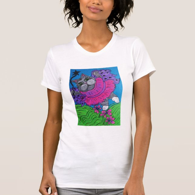 Cat Fairy - Customised T-Shirt (Front)