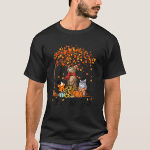 Cat Fall Gifts Men Women Kids T-Shirt