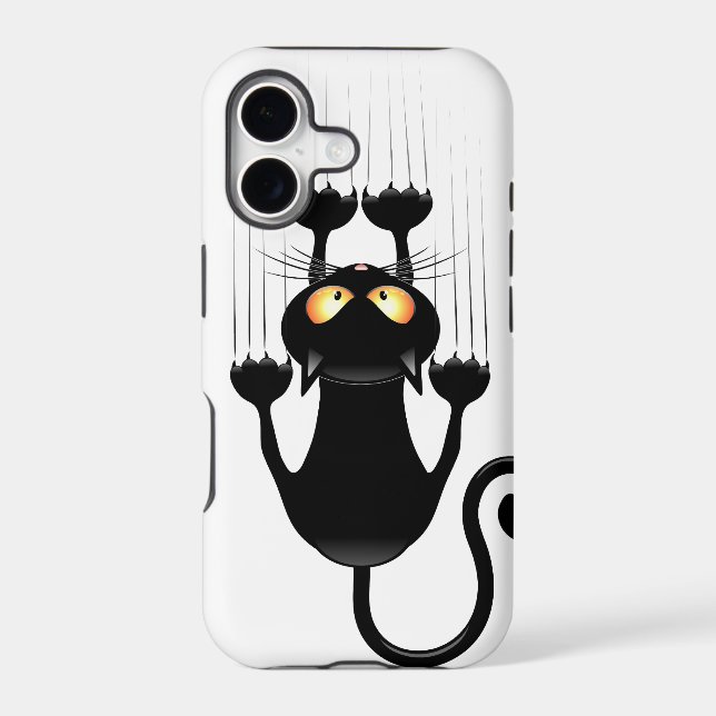 Cat Falling down fun cartoon character (Back)