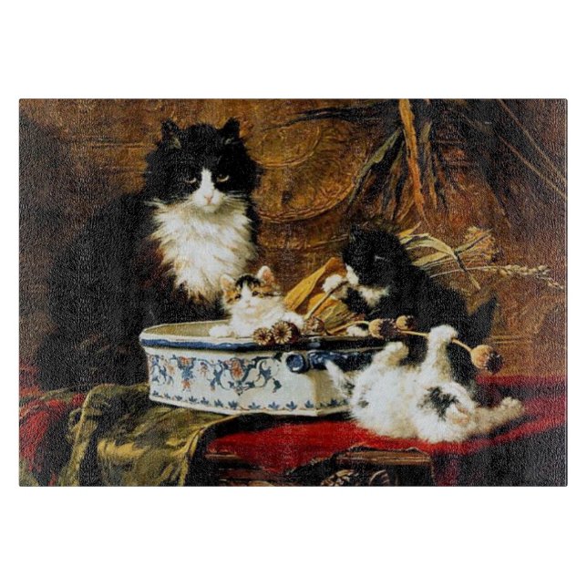 Cat Family, Henriëtte Ronner-Knip Cutting Board (Front)