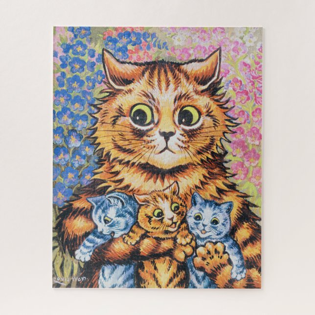 Cat Family | Louis Wain | Jigsaw Puzzle (Vertical)