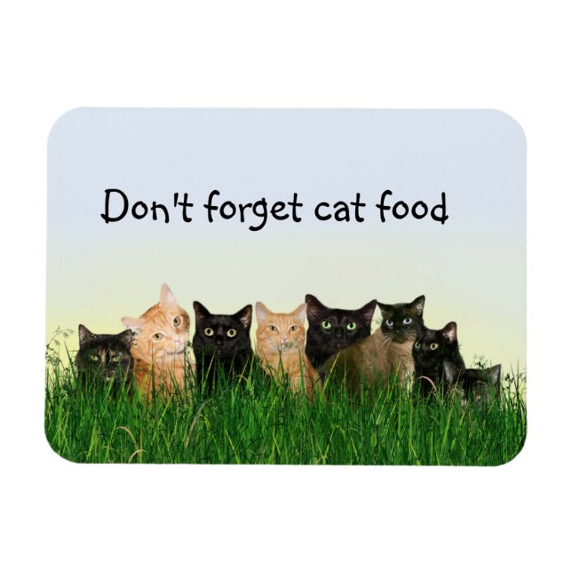 Cat family magnet (Horizontal)