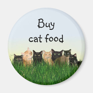 Cat family magnet