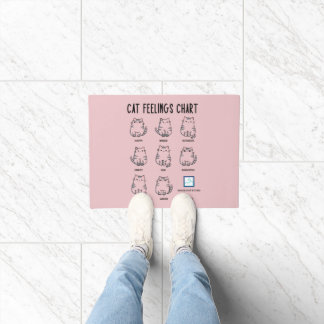 Cat Feelings Chart Doormat